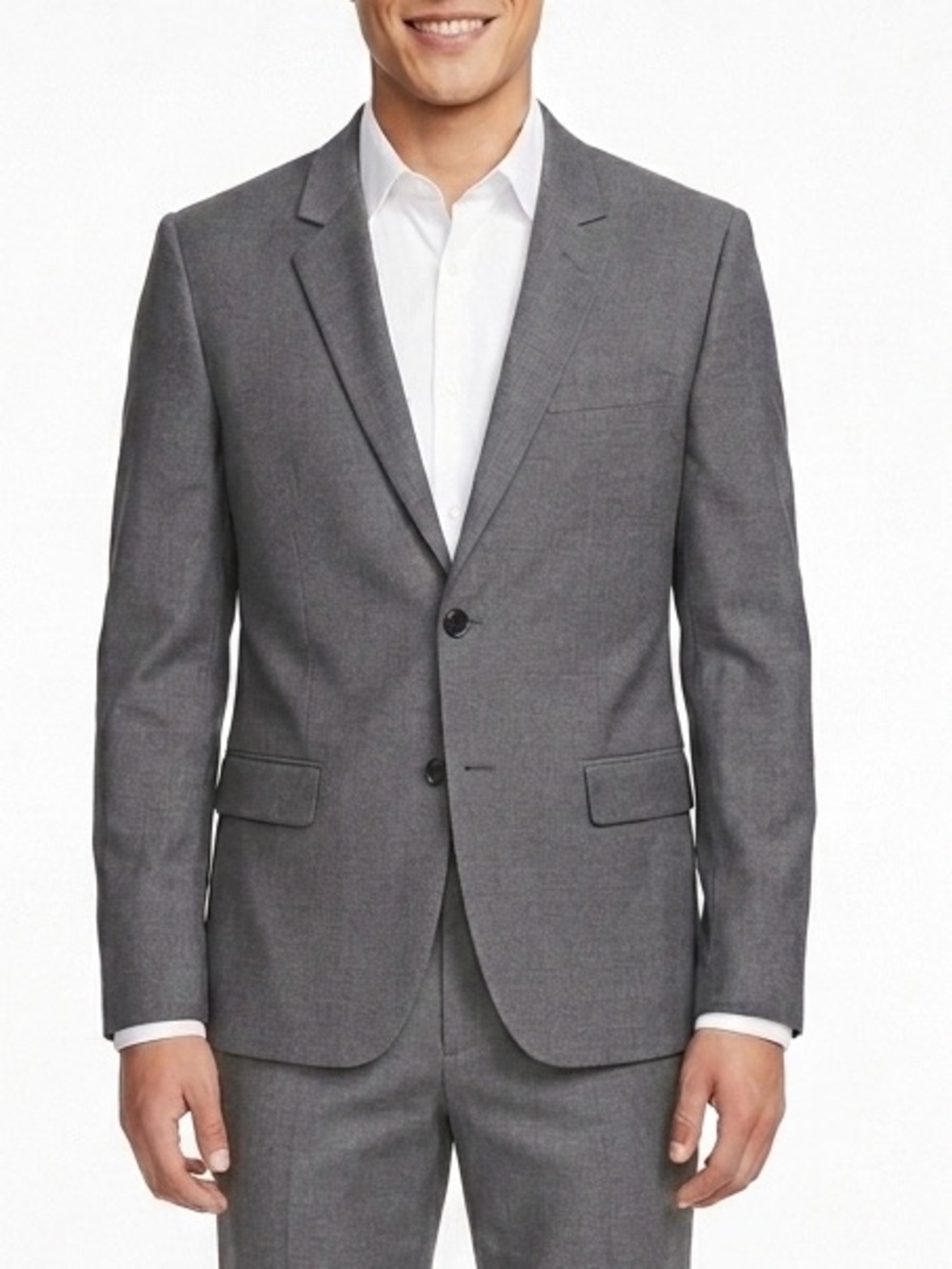 NWT IRO Beni Suit Jacket Blazer Dark Grey Gray Wool Sz FR 50 US 40